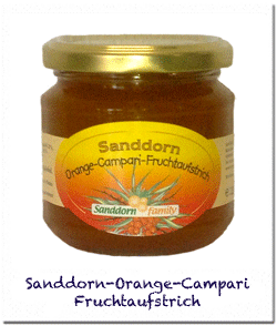 Sanddorn-Orange-Campari Fruchtaufstrich