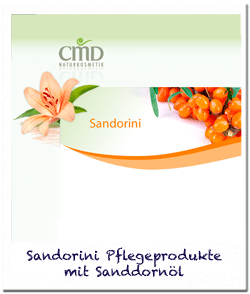 Sandorini: Pflegeserie mit Sanddornöl