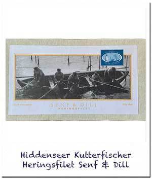 Hiddenseer Kutterfisch: Heringsfilet Senf & Dill