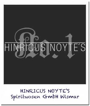 HINRICUS NOYTE'S No. 1