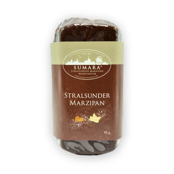 Stralsunder Marzipanbrot - mit Zartbitterschokolade