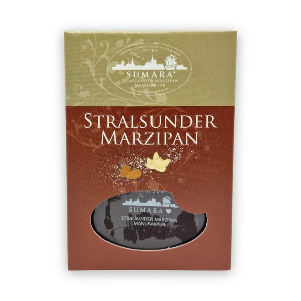 Stralsunder Marzipan Tafel, Zartbitter, 100g