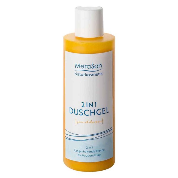 MeraSan Shampoo-Duschgel 2 in 1 Sanddorn-Kreide