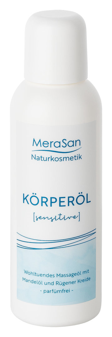 MeraSan Körperöl sensitive, parfümfrei, mit Rügener Kreide